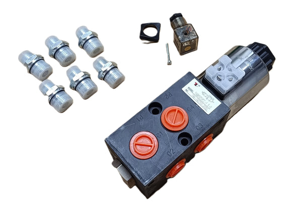 6/2-way valve switching valve 3rd control circuit 80 l/min 1/2