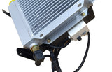 Oil cooler heat exchanger oil/air with fan, thermostat and switch 12V/24V