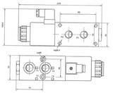 6/2-way valve switching valve 3rd control circuit 80 l/min 1/2" BSP front loader