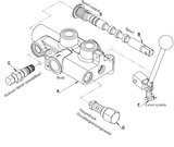 Hydraulikventil mit Eilgang und Kick-Out für Holzspalter